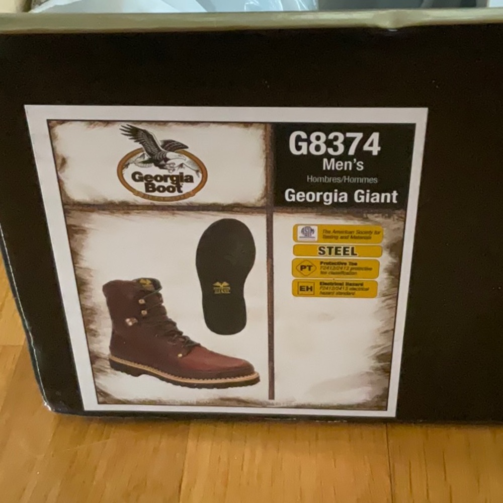 Steel Toe Leather Work Boot - Picture 7 of 8